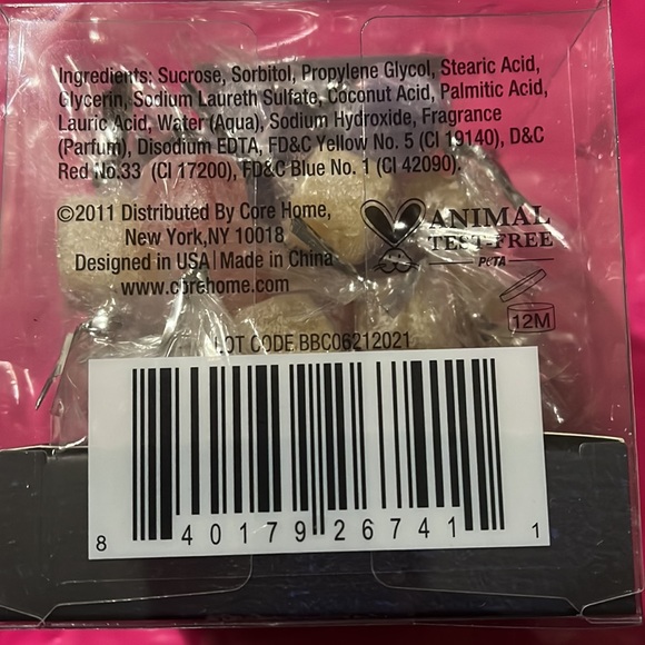 Core bamboo 30 pc sugar scrub cubes vanilla sugar, white chocolate, cranberry - Picture 4 of 9